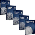 Whitman U.S. Modern Nickel Coin Folder Five Volume Set 1883 – 2023#’s 9007 by Unknown
