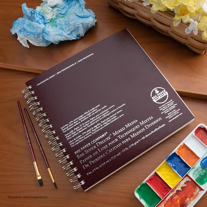 Bee Paper - 14"x 17" Super Deluxe Mixed Media Sketching Pad, 50 Sheets - Image 7