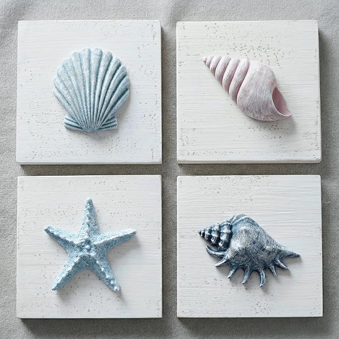 TideAndTales Beach Decor Seashell Wall Art - Image 9