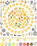 FIVEIZERO 216PCS Charms for Jewelry Making, Enamel Blacelet Charms Kit | by FIVEIZERO