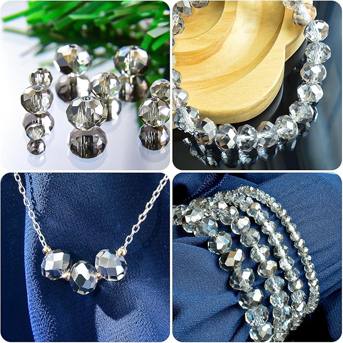 1200Pcs 4mm Crystal Glass Beads - Image 6