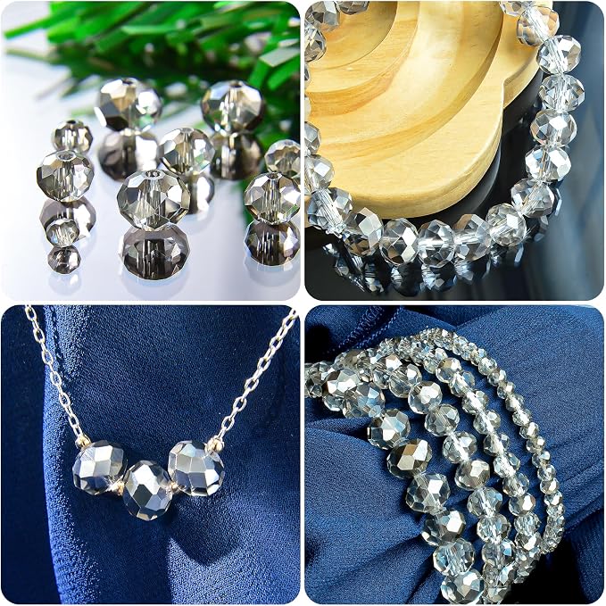 220Pcs 10mm Crystal Glass Beads - Image 6