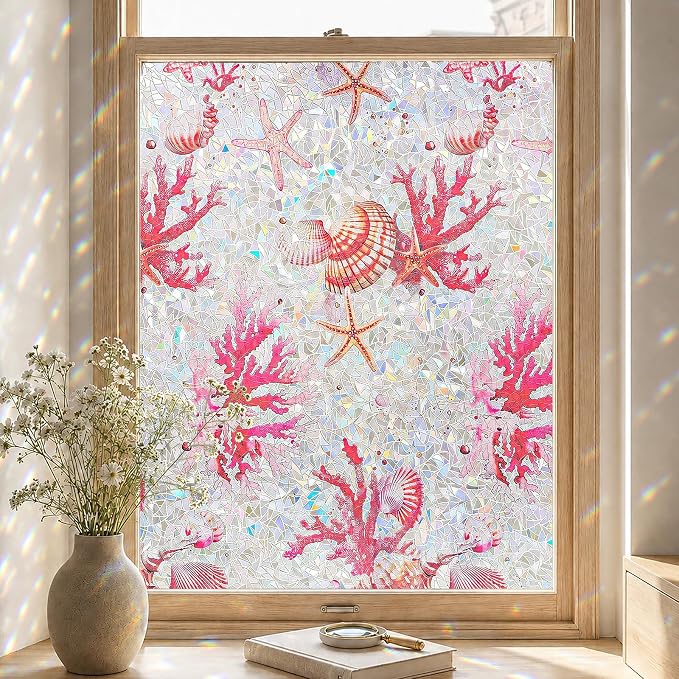 ADD.HERES Window Privacy Film, Stained Glass Decorative Static Cling, Removable - Image 8