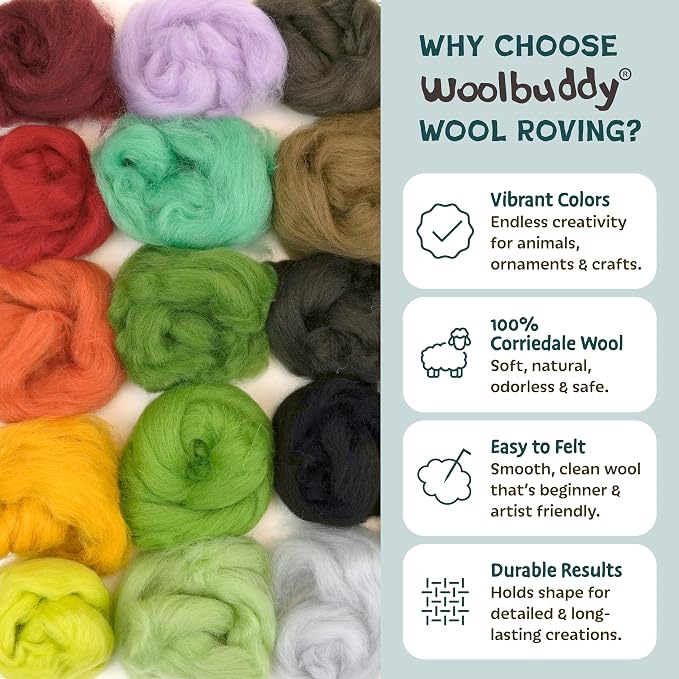 Woolbuddy Needle Felting Kit Starter Set - Image 6