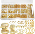 BESARME 1130PCS Keychain Making Kit Jump Rings by BESARME