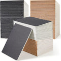 feela 170 Pack Blank Kraft Notebooks, Unlined Sketchbook Mini Cute Note Pad by feela