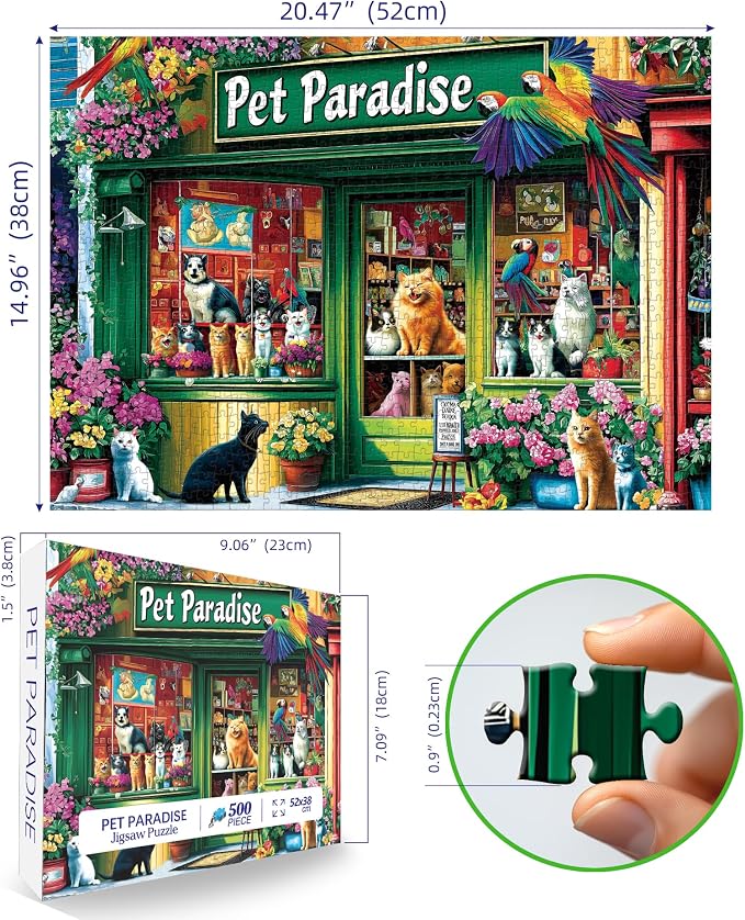 MINIWAN Paradise Pets 500 Piece Puzzle - Image 2