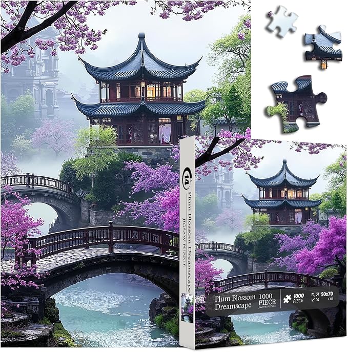 PICKFORU Plum Blossom Dreamscape Puzzles - Image 9