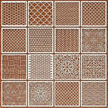 Texture Stencils for Crafts Reusable 16Pcs Stencils | DIY Art Painting Stencil by Unknown