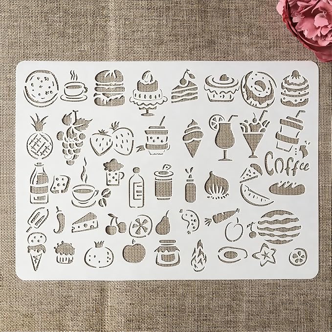 TIAMECH A4 Reusable Fruit Juice Stencil by TIAMECH