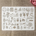 TIAMECH A4 Reusable Fruit Juice Stencil by TIAMECH
