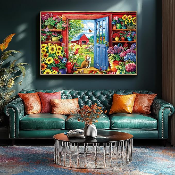 MINIWAN Garden Cats Jigsaw Puzzle - Image 4