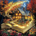 MINIWAN Magic Books Fall Scenic Puzzles by MINIWAN