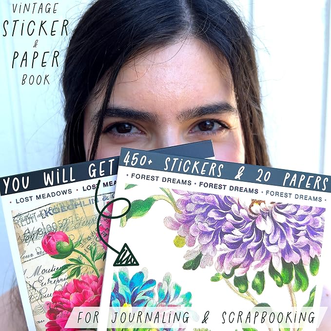 Fayware Washi Vintage Stickers for Scrapbooking - Image 6