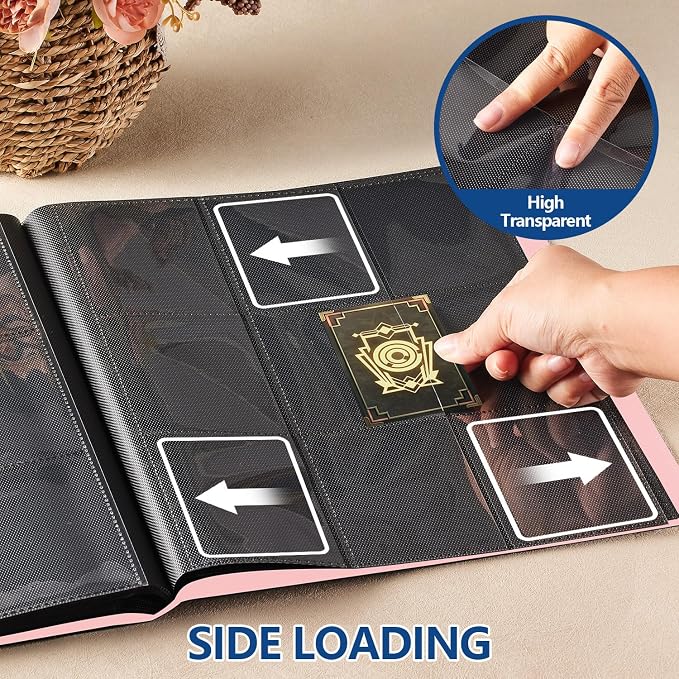 Card Binder, EDUDIIU 9 Pockets Premium Trading Card Binders, Cards Collection - Image 5