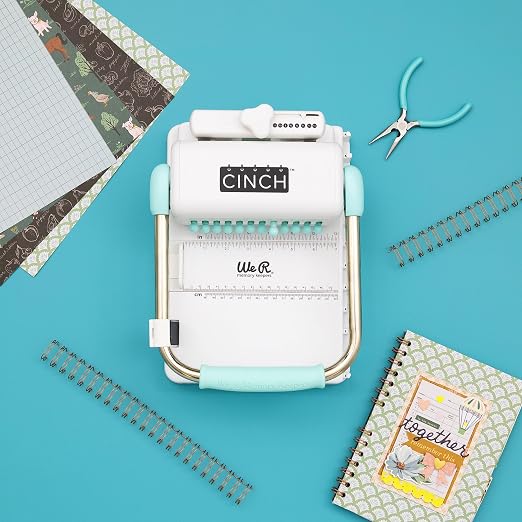 We R Memory Keepers Cinch Book Binding Machine Version 2, Slide Ruler, Spiral - Image 4