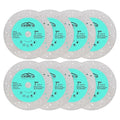 Rock Slab Grinding Disc - 7 inch Glass Cutter Disc(8pcs), Granite Cutting Blade, Diamond Grinder Wheel for Rock Slab, Stone, Tile, Marble, Granite, Glass Diamond Saw Blades