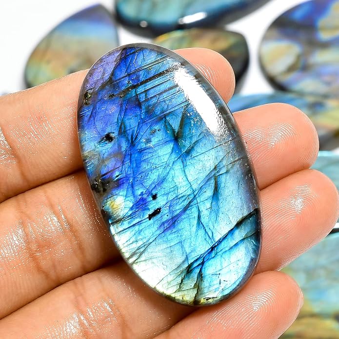 Natural Loose Gemstone 5 Piece Cabochons Lot Jewelry Making Loose Gemstone - Image 3