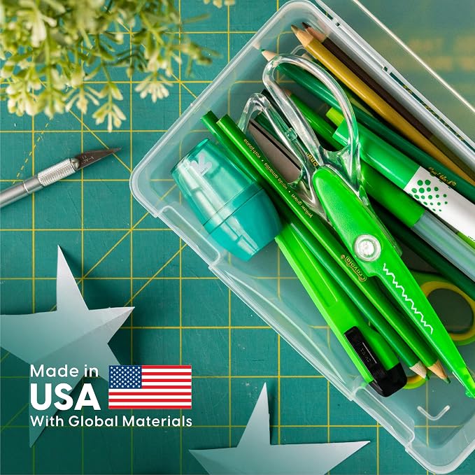 IRIS USA Clear Storage Cases, |Made in USA|, Plastic Bead Organizing Containers - Image 4