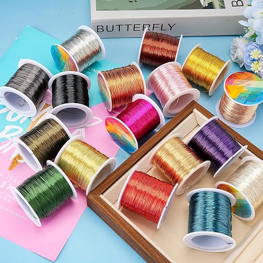 328 Feet Tarnish Resistant Copper Wires 28 Gauge/0.3mm Jewelry Craft Wires - Image 8
