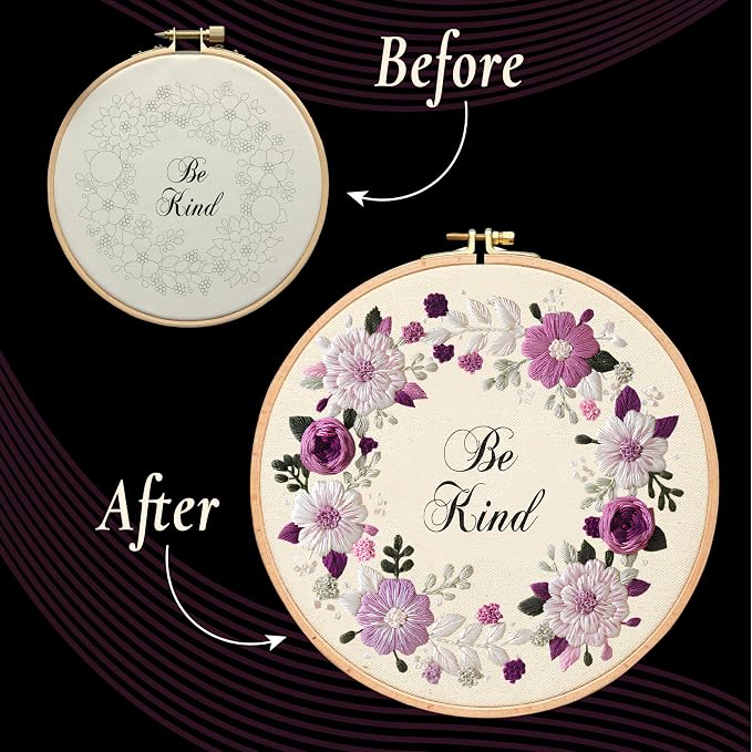 Unwynd Embroidery Kit Floral Theme - Image 6