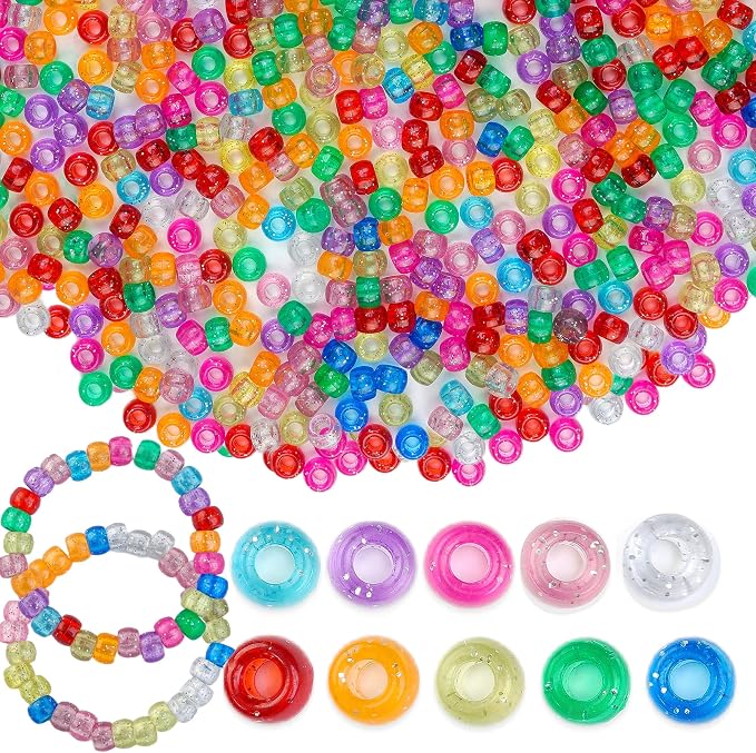 NikkiGuo 1000pcs Pony Beads, Kandi Beads by NikkiGuojewelry