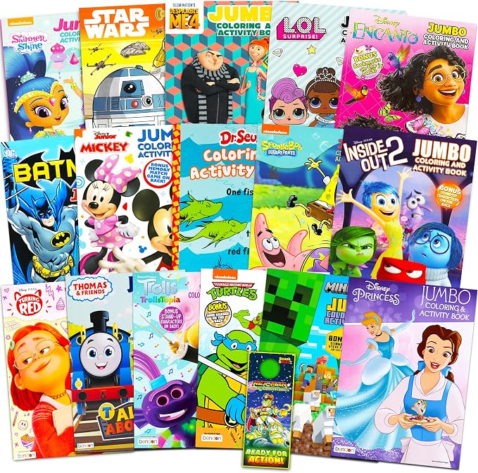16 Bulk Coloring Books for Kids Ages 4-8 - Image 6