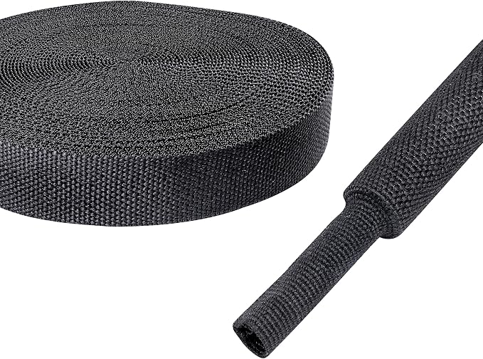 Heat Shrink Fabric Tubing Braided Sleeving 2:1 by BuyUneed