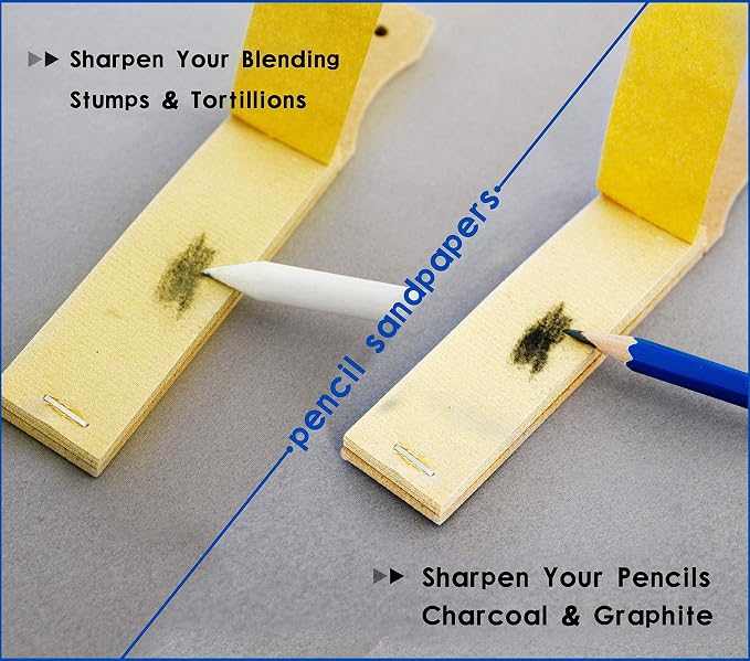 N NOROCME 12 PCS Blending Stumps and Tortillions Paper Art Blenders - Image 4