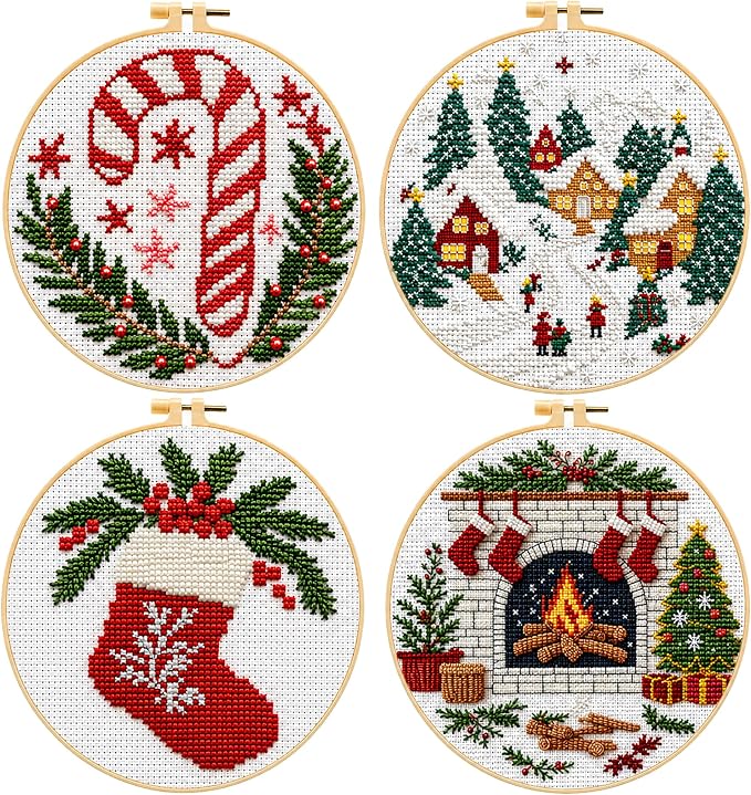 Zhenqing 11 Count Stamped Cross Stitch Kits by ZhenqingHomeFlagship