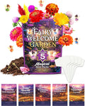 Fairy Garden Seed Kit | 5 Flower Varieties by TactikoSurvival