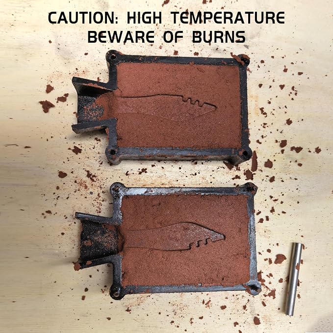 6.35"*3.82"*2.36" Split-Type cast Iron Sand Mold Frame - Image 5