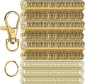 LEOBRO 240PCS Lobster Claw Clasps and Key Rings, Metal Key Chains, Jewelry by LEOBRO
