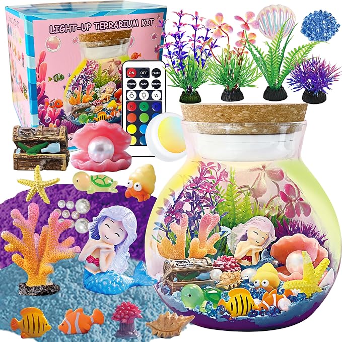 Mermaid Terrarium Kit for Kids - Image 9