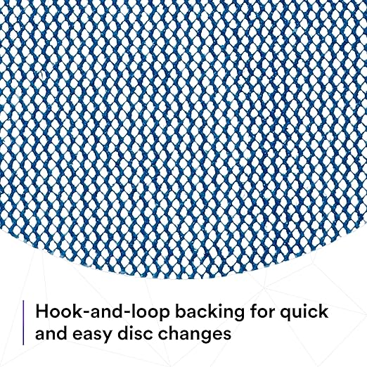 3M Xtract Net Disc 310W, 240+, 8 in, Die 800L, Pack of 50 Hook and Loop Sanding Discs, Virtually Dust-Free, Value Option for Metal, Wood, Composites, Stock Removal, and Fine Finishing