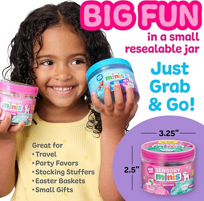 Creativity for Kids Sensory Minis Unicorn Kit | Cloud Clay Sensory Toy for Kids - Image 4