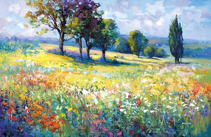DIAMOND ART CLUB Wildflower Field by DIAMONDARTCLUB