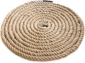 Natural Jute Rope, 1.5 Inch Diameter, 50 Ft Long, 4 Strand, DIY Arts & Crafts, Garden & Home Decor, Hammock & Tug of War Rope