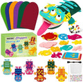 WATINC 6Pcs Hand Puppet Making Kit, Art Craft Felt Sock Puppet Toys, Creative by WATINC