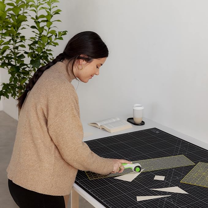 Elan Cutting Mat A0 Black & Taupe, Extra Large Self Healing Cutting Mat 36 x 48 - Image 6