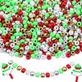Pony Beads 1000 Pcs Plastic Beads by KAKW