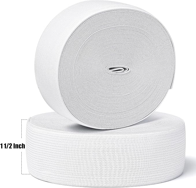 Elastic Band for Sewing, 1.5 Inch x 12 Yard High Elasticity Sewing Elastic - Image 4