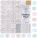 DoDoBeads 1270 Pcs Letter Beads Kit, Numbers & Spacers by DoDoBeads