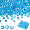 BONNY BOXX 1000pcs 6mm Acrylic Faceted Round Crystal Beads Transparent by BONNY+BOXX