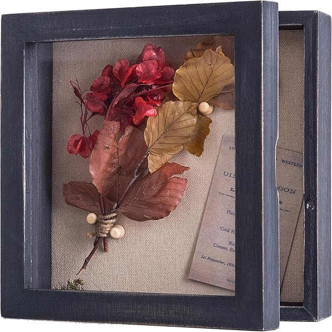 Freezing point Shadow Box Frame 8x8 Shadow Box Display Case Cabinet Pin Picture by Freezingpoint