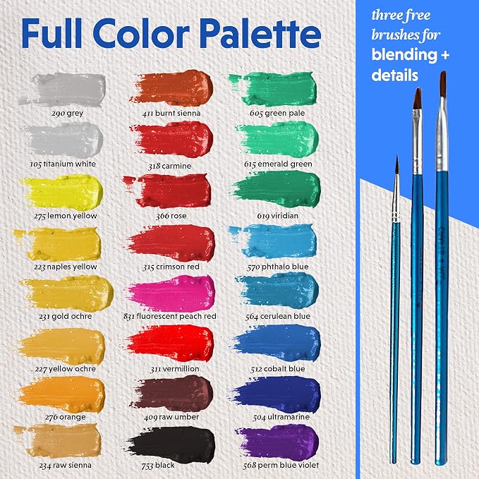 Crafts 4 All Acrylic Paint Set for Adults and Artists - Image 5