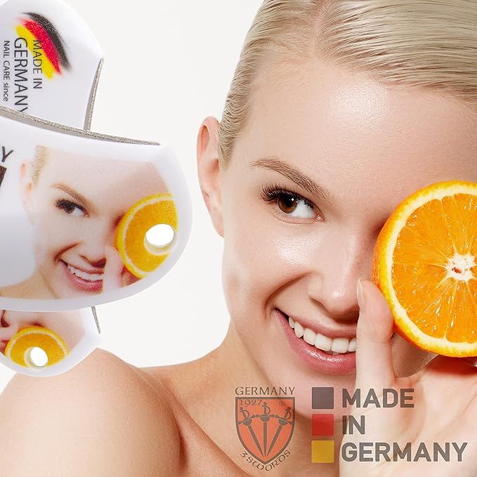 3 Swords Germany - Sapphire Nail File - Rounded Blade - Suitable for All Pockets - Made in Germany
