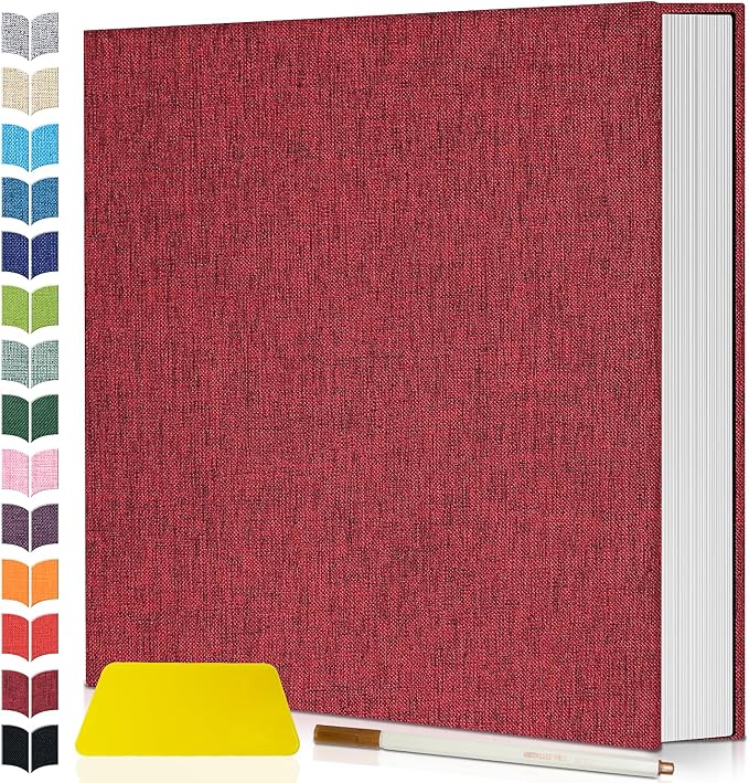 Artfeel Photo Album Self Adhesive Scrapbook, 120 Pages Large Photo Book by Artfeel