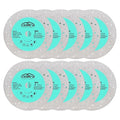 Rock Slab Grinding Disc - 7 inch Glass Cutter Disc(10pcs), Granite Cutting Blade, Diamond Grinder Wheel for Rock Slab, Stone, Tile, Marble, Granite, Glass Diamond Saw Blades