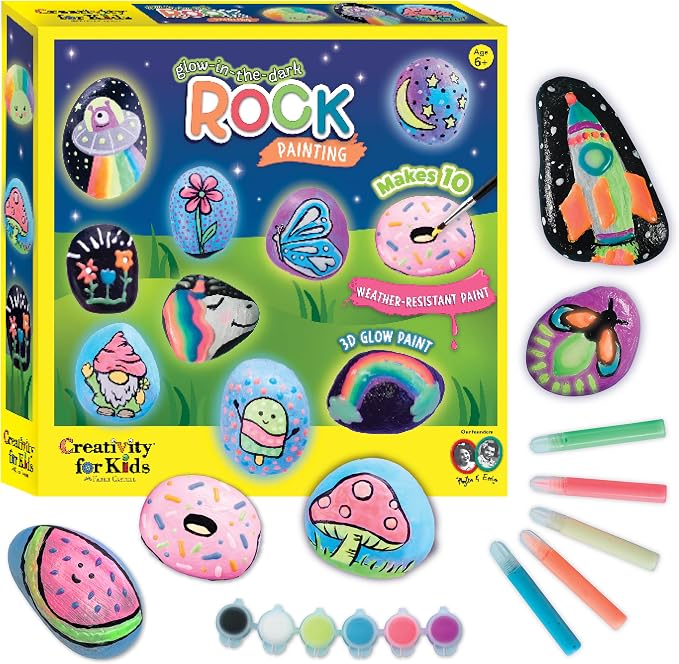 Creativity for Kids Rock Painting Kit by CreativityforKids